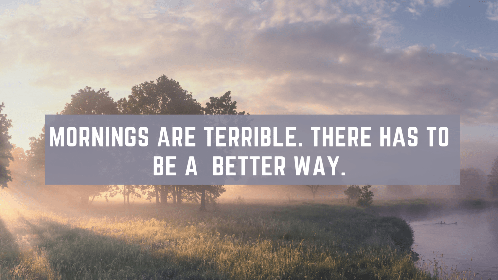 A beautiful morning in a field before any mistakes ruin the entire day.